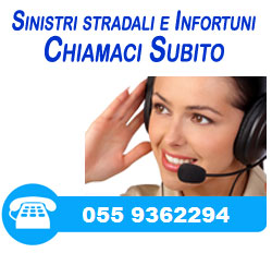 Sinistri stradali e Infortuni - Chiamaci Subito