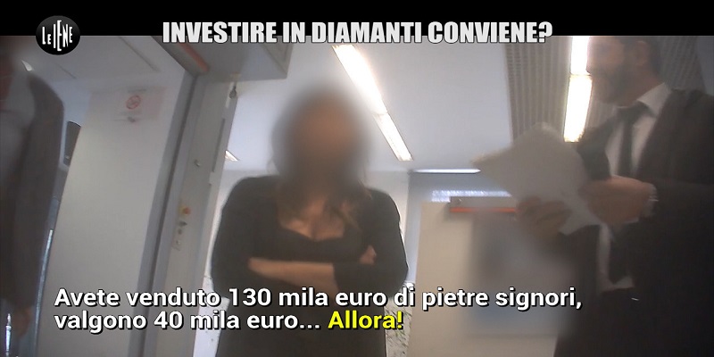 RISARCIMENTI AI CLIENTI  PER I DIAMANTI DA INVESTIMENTO